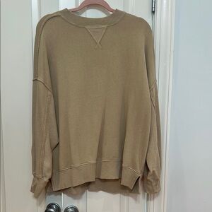 Aerie Tan Sweatshirt